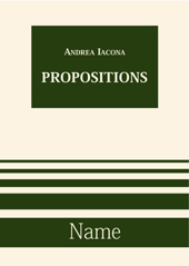 Andrea Iacona — Propositions