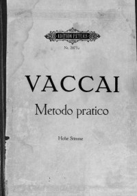 Ваккаи Н. — Praktische Schule des italienischen Gesanges v. N. Vaccai