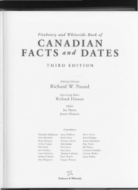 Richard W. Pound — The Fitzhenry and Whiteside book of Canadian facts and dates
