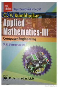 G. V Kumbhojkar — Applied Mathematics 3