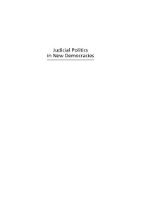 Peter VonDoepp — Judicial Politics in New Democracies: Cases from Southern Africa