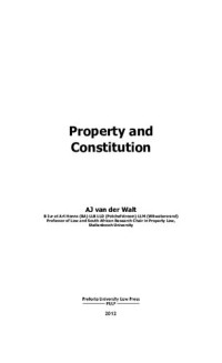 A.J. Van der Walt — Property and Constitution