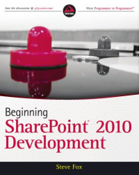 Steve Fox — Beginning SharePoint 2010 Development
