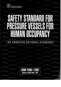 ASME — ASME PVHO-1-reg2002 Safety Standard for Pressure Vessels for Human Occupancy