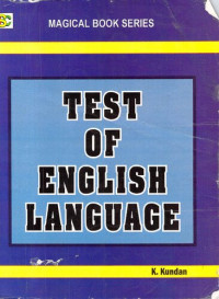 K. Kundan — Test of English Language (Magical Book Series)