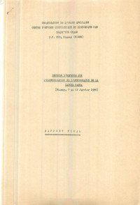 coll. — Reunion d’experts sur l’harmonisation de l’orthographe de la langue hawsa (Niamey, 7 au 12 Janvier 1980). Rapport final