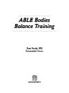 Sue Scott, MS — ABLE Bodies Balance Training