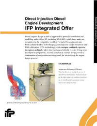  — IFP Integrated Offer. Direct injection diesel engine development