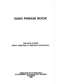 Shri Aduk Tayeng — Nishi phrase book