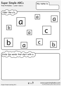  — Super Simple Worksheets Английский алфавит. Часть 2