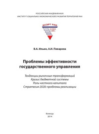 Ильин В.А., Поварова А.И. — Проблемы эффективности государственного управления. Тенденции рыночных трансформаций. Кризис бюджетной системы. Роль частного капитала. Стратегия-2020: проблемы реализации: монография