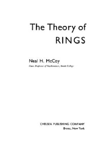 Neal Henry McCoy — The theory of rings