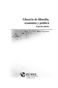 Reynel A. Llanes Belett — Glosario de filosofía, economía y política