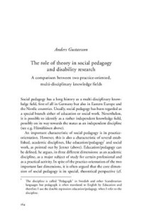 Gustavsson A., Hermansson H-E. — Perspectives and Theory in Social Pedagogy