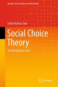 Satish Kumar Jain — Social Choice Theory: An Introductory Text