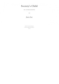 Janis Ian — Society's Child: My Autobiography
