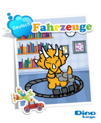 Dino Lingo — German for kids - Vehicles storybook