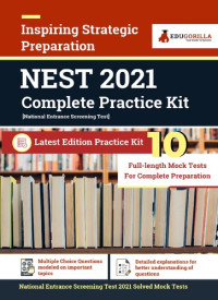 Edugorilla — NEST (National Entrance Screening Test) 2021: 10 Full Length Mock Tests for Complete Preparation