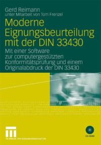 Gerd Reimann — Moderne Eignungsbeurteilung mit der DIN 33430