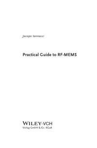 Jacopo Iannacci — Practical Guide to RF-MEMS