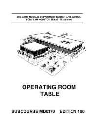 US Army medical department — Operating Room Table MD0370