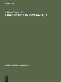 J. Donald Bowen (editor) — Linguistics in Oceania, 2