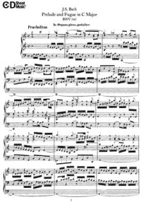 Бах И.С. — Прелюдия и Фуга До Мажор (BWV 545)