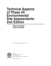 Zdenek Hejzlar — Technical Aspects of Phase I II Environmental Site Assessments