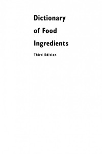Robert S. Igoe, Y. H. Hui (auth.) — Dictionary of Food and Ingredients