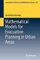 Sarah Bretschneider  — Mathematical models for evacuation planning in urban areas