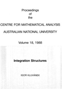 Igor Kluvánek — Integration structures