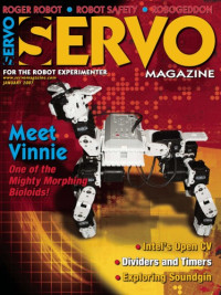 Larry Lemieux, Bryan Bergeron, Jeff Eckert, Tom Carroll, Gordon McComb, David Geer, Pete Miles, R. Steven Rainwater, Kyle Haston, Bryan Bergeron, David Calkins, Kevin Berry, Michael Simpson, Robin Hewitt, Ralph Lorenz, Steven Kirk Nelson, Camp Peavy — SERVO Magazine - January 2007