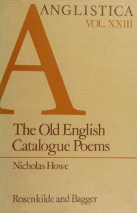 Nicholas Howe — The Old English Catalogue Poems