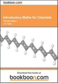 J. E. Parker — Introductory Maths for Chemists: Chemistry Maths 1