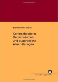 Bernhard H. Haak — Kontrolltheorie in Banachraumen und quadratische Abschatzungen German