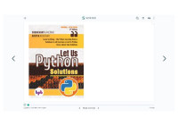 Yashavant Kanetkar, Aditya Kanetkar — Let Us Python (2nd Ed.) - SOLUTIONS