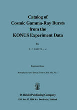 E. P. Mazets (auth.) — Catalog of Cosmic Gamma-Ray Bursts from the KONUS Experiment Data