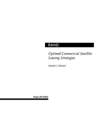 Michael G. Mattock — Optimal Commercial Satellite Leasing Strategies