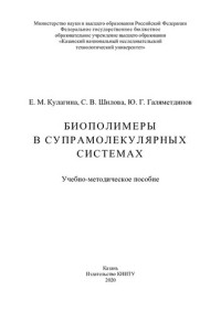 Кулагина Е.М., Шилова С.В., Галяметдинов Ю.Г. — Биополимеры в супрамолекулярных системах: учебно-методическое пособие