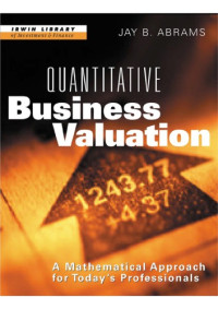 Abrams, Jay B — Quantitative Business Valuation