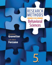 Forzano, Lori-ann B — Research methods for the behavioral sciences