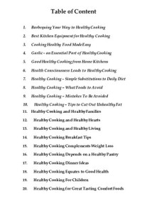 BILL FKK — Cooking Healthy Foods: "Cooking Ideas & Advice that Make You Look Like a Master Chef In Your Kitchen"