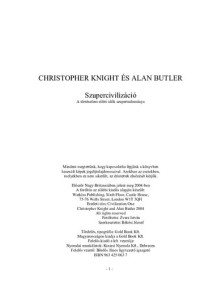 Christopher Knight, Alan Butler — Szupercivilizáció