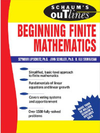 Lipschutz — Outline of Beginning Finite Mathematics