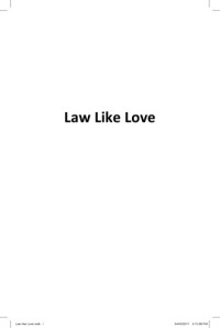 Arvind Narrain; Alok Gupta — Law like love : queer perspectives on law