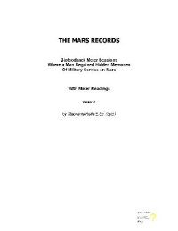 Stephanie Relfe B.Sc. — The Mars Records