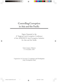 OECD — Controlling Corruption in Asia and the Pacific