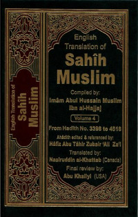 Imam Muslim — Sahih Muslim Volume 4