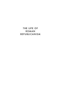 Joy Connolly — The life of Roman republicanism