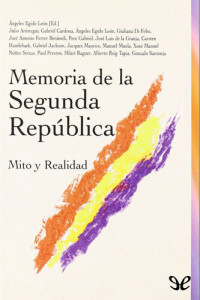 AA. VV. — Memoria de la Segunda República